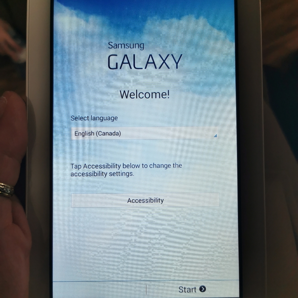Samsung tablet